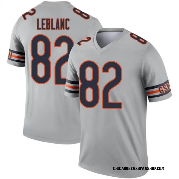 Men's Peter LeBlanc Chicago Bears Legend Inverted Silver Jersey