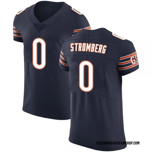 Men's Ricky Stromberg Chicago Bears Elite Navy Team Color Vapor Untouchable Jersey