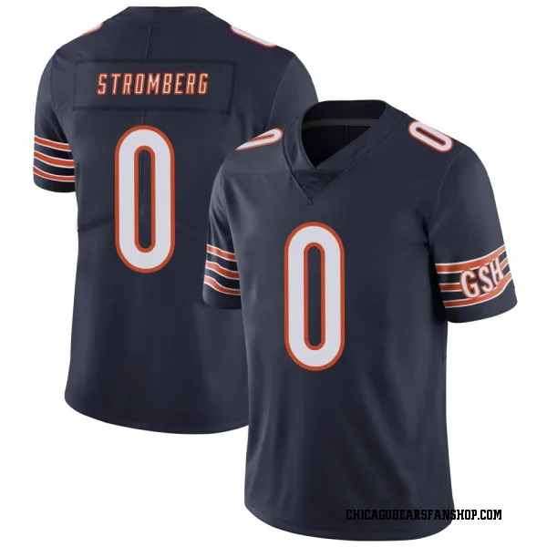 Men's Ricky Stromberg Chicago Bears Limited Navy Team Color Vapor Untouchable Jersey