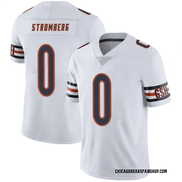 Men's Ricky Stromberg Chicago Bears Limited White Vapor Untouchable Jersey