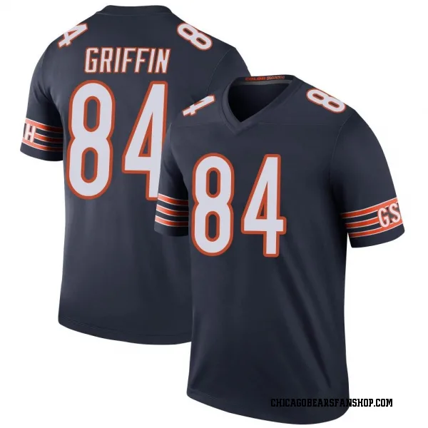Men's Ryan Griffin Chicago Bears Legend Navy Color Rush Jersey