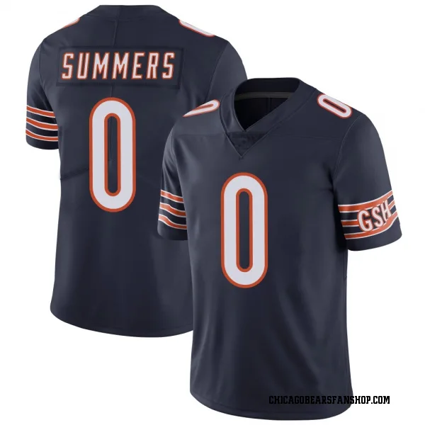 Men's Ty Summers Chicago Bears Limited Navy Team Color Vapor Untouchable Jersey