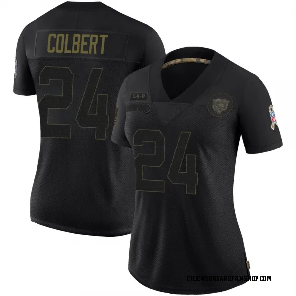 Women's Adrian Colbert Chicago Bears Limited Black 2020 Salute To Service Jersey