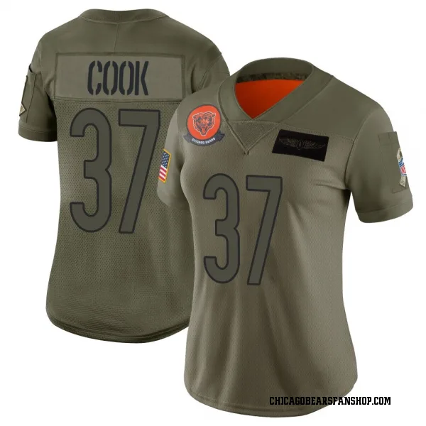 Women's Alex Cook Chicago Bears Limited Camo 2019 Salute to Service Jersey