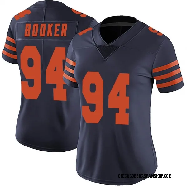 Women's Austin Booker Chicago Bears Limited Navy Blue Alternate Vapor Untouchable Jersey
