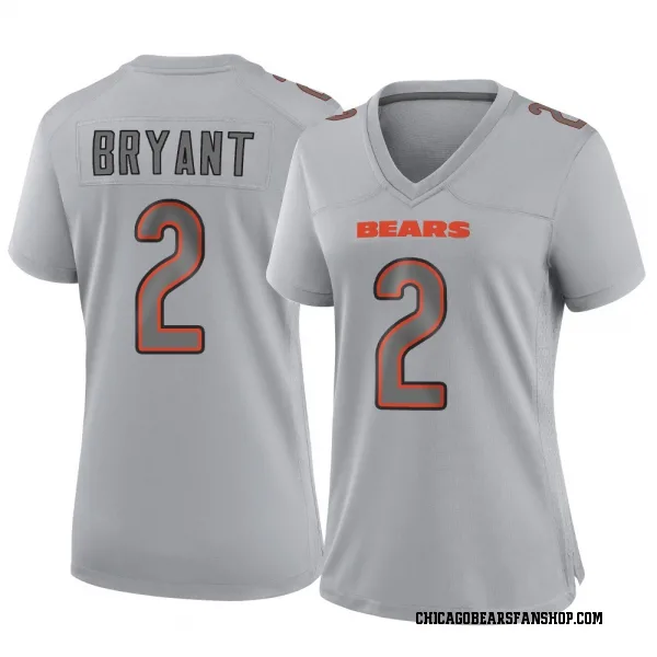 Women's Coby Bryant Chicago Bears Game Gray Atmosphere Fashion Jersey