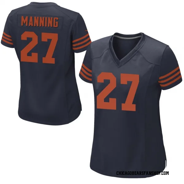Women's Dontae Manning Chicago Bears Game Navy Blue Alternate Jersey