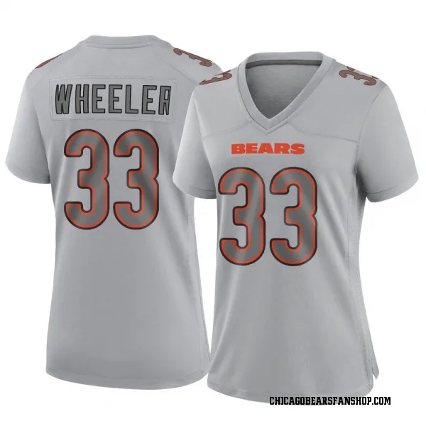 Women's Ian Wheeler Chicago Bears Game Gray Atmosphere Fashion Jersey