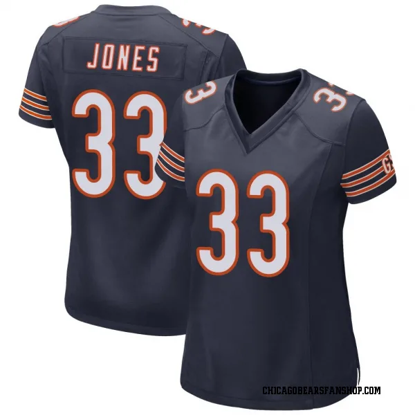 Women's Jaylon Jones Chicago Bears Game Navy Team Color Jersey