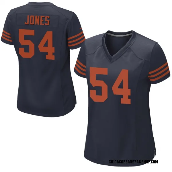 Women's Logan Jones Chicago Bears Game Navy Blue Alternate Jersey