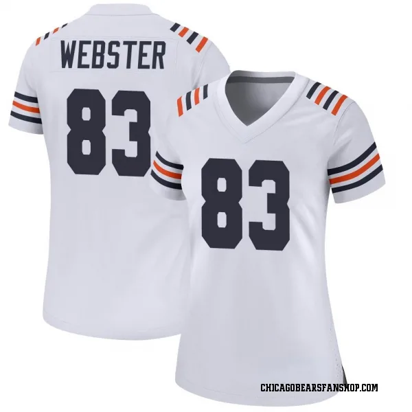 Women's Nsimba Webster Chicago Bears Game White Alternate Classic Jersey
