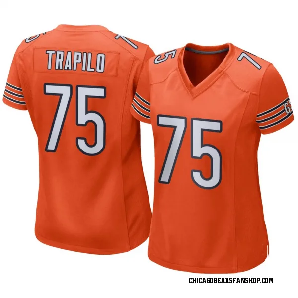 Women's Ozzy Trapilo Chicago Bears Game Orange Alternate Jersey