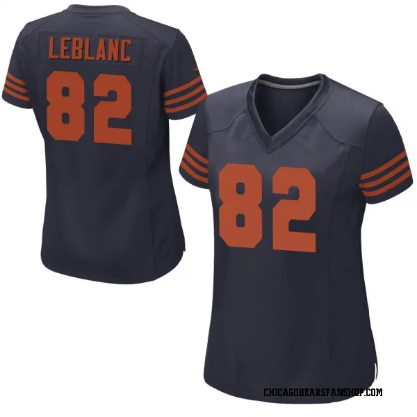 Women's Peter LeBlanc Chicago Bears Game Navy Blue Alternate Jersey