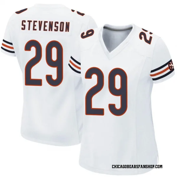 Women's Tyrique Stevenson Chicago Bears Game White Jersey