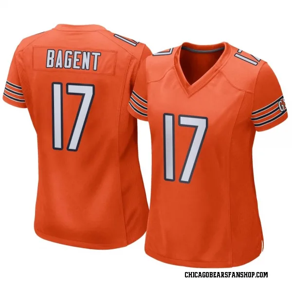 Women's Tyson Bagent Chicago Bears Game Orange Alternate Jersey