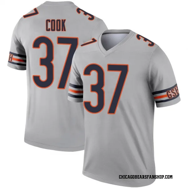 Youth Alex Cook Chicago Bears Legend Inverted Silver Jersey