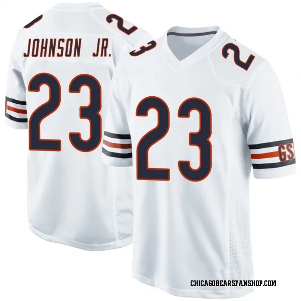 Youth Anthony Johnson Jr. Chicago Bears Game White Jersey