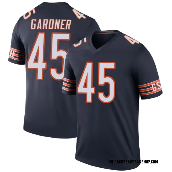 Youth Beau Gardner Chicago Bears Legend Navy Color Rush Jersey