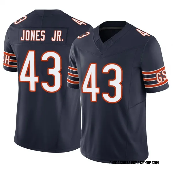 Youth Carl Jones Jr. Chicago Bears Limited Navy Vapor F.U.S.E. Jersey