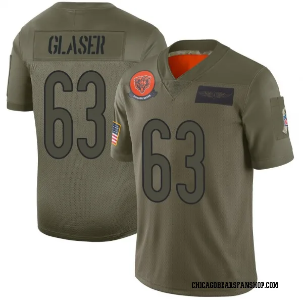 Youth Chris Glaser Chicago Bears Limited Camo 2019 Salute to Service Jersey