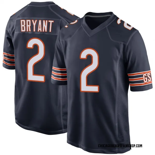 Youth Coby Bryant Chicago Bears Game Navy Team Color Jersey
