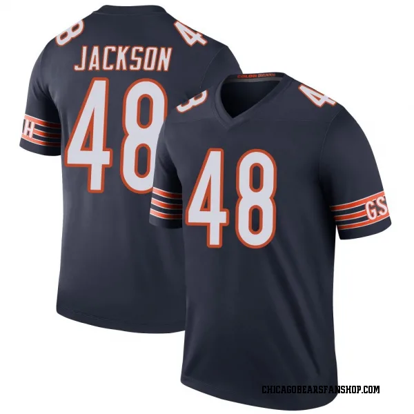 Youth D'Marco Jackson Chicago Bears Legend Navy Color Rush Jersey