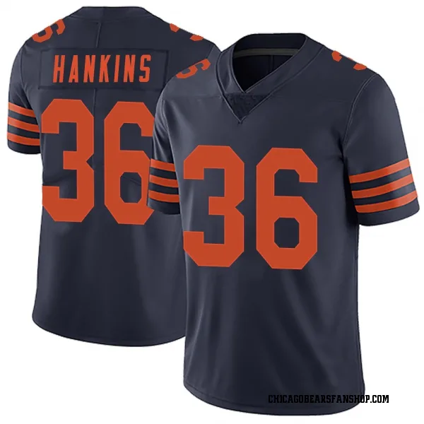 Youth Deion Hankins Chicago Bears Limited Navy Blue Alternate Vapor Untouchable Jersey