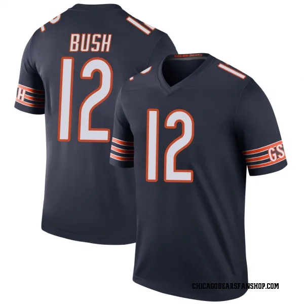 Youth Devin Bush Chicago Bears Legend Navy Color Rush Jersey