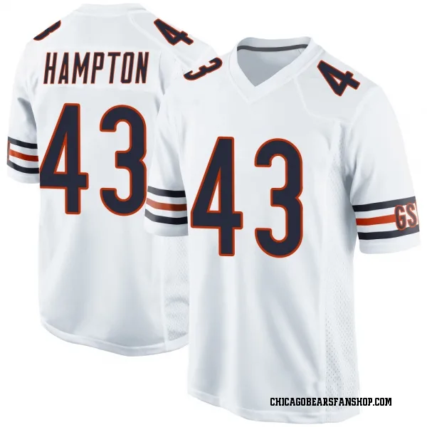 Youth Dominique Hampton Chicago Bears Game White Jersey