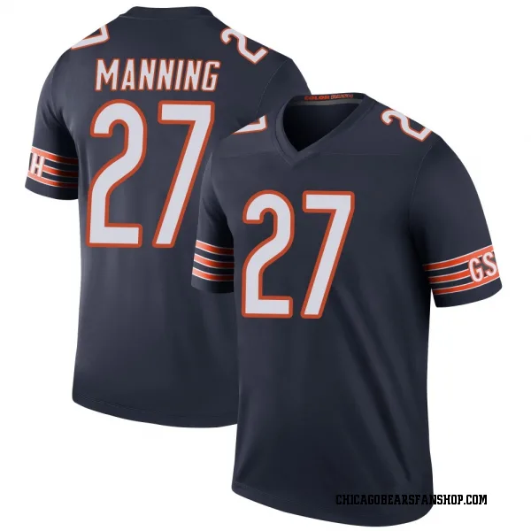 Youth Dontae Manning Chicago Bears Legend Navy Color Rush Jersey