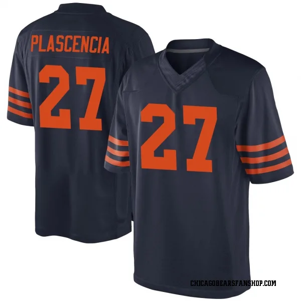 Youth Gabriel Plascencia Chicago Bears Game Navy Blue Alternate Jersey