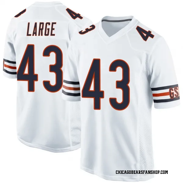 Youth Hayden Large Chicago Bears Game White Jersey