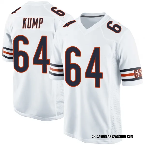 Youth Jaren Kump Chicago Bears Game White Jersey