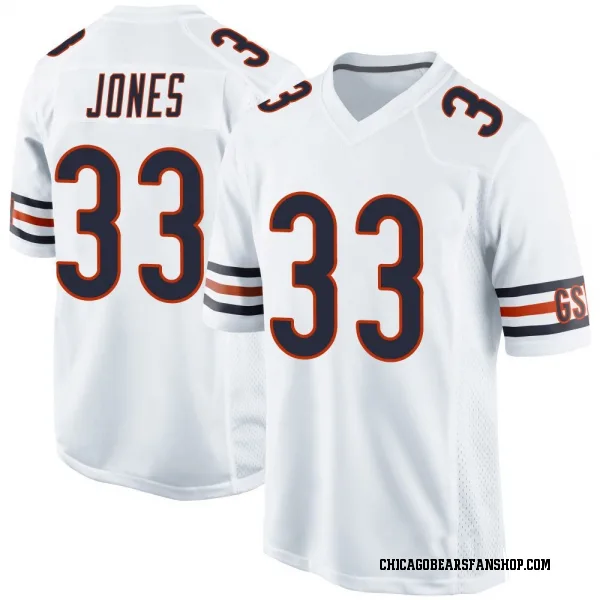 Youth Jaylon Jones Chicago Bears Game White Jersey