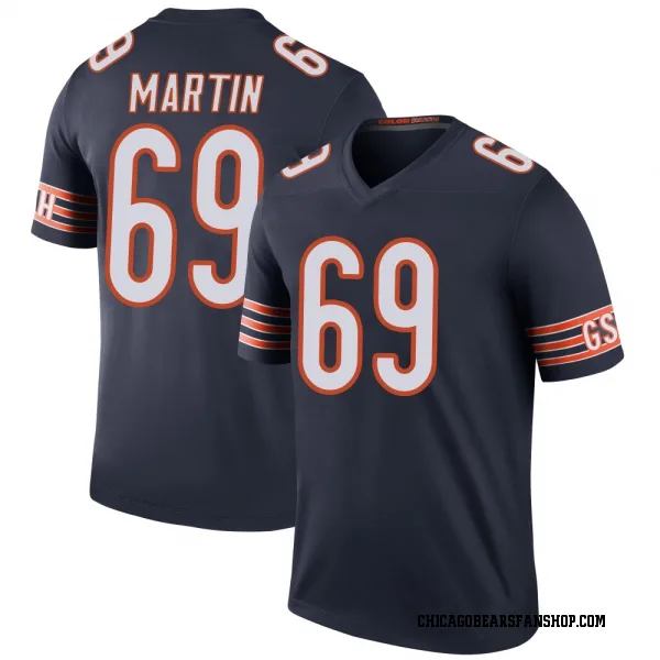 Youth Jeremiah Martin Chicago Bears Legend Navy Color Rush Jersey