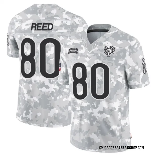 Youth Joe Reed Chicago Bears Limited Arctic Camo 2024 Salute to Service Jersey