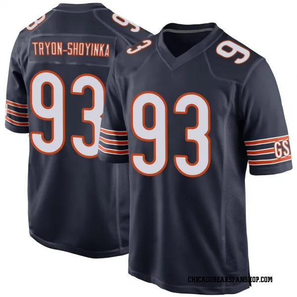 Youth Joe Tryon-Shoyinka Chicago Bears Game Navy Team Color Jersey