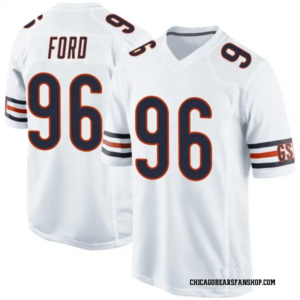 Youth Jonathan Ford Chicago Bears Game White Jersey