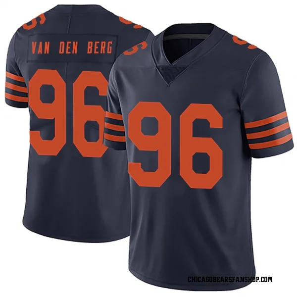 Youth Jordan van den Berg Chicago Bears Limited Navy Blue Alternate Vapor Untouchable Jersey