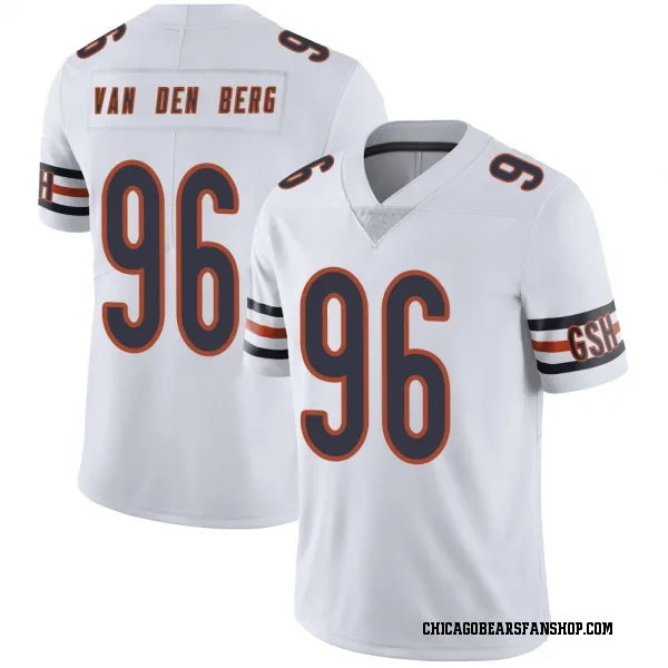 Youth Jordan van den Berg Chicago Bears Limited White Vapor Untouchable Jersey