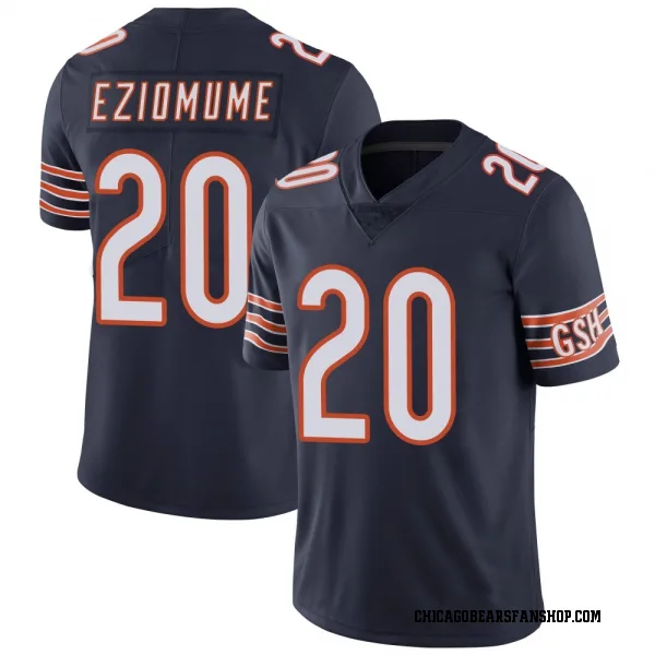 Youth KC Eziomume Chicago Bears Limited Navy Team Color Vapor Untouchable Jersey