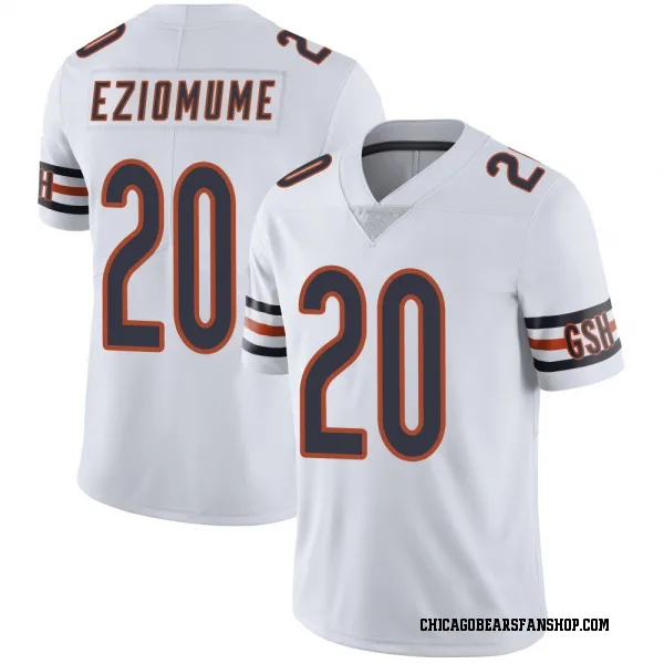 Youth KC Eziomume Chicago Bears Limited White Vapor Untouchable Jersey