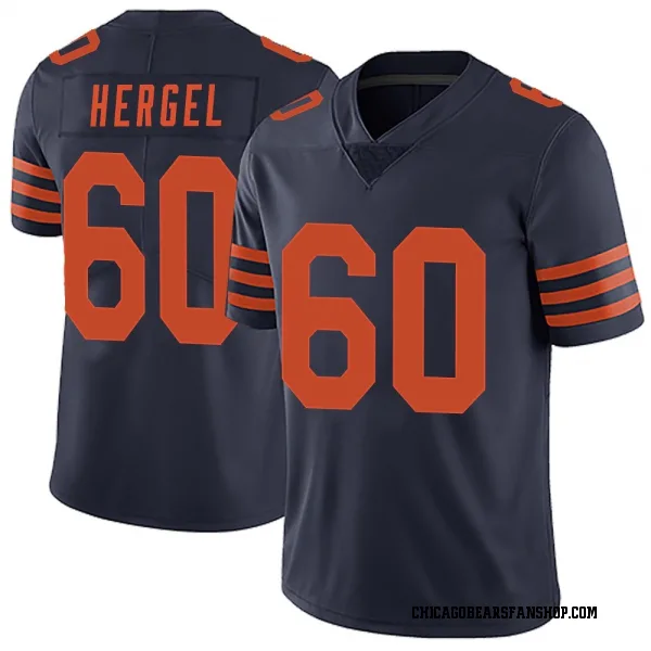 Youth Kyle Hergel Chicago Bears Limited Navy Blue Alternate Vapor Untouchable Jersey