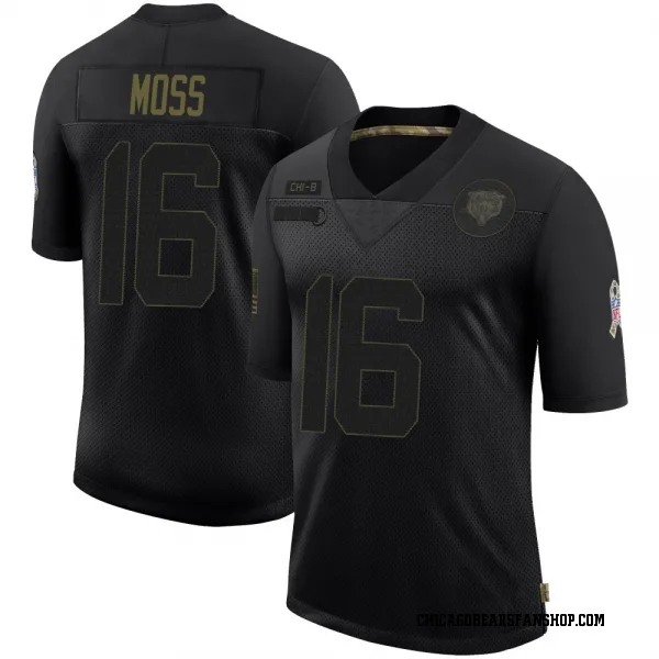 Youth Miller Moss Chicago Bears Limited Black 2020 Salute To Service Jersey