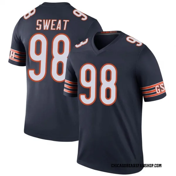 Youth Montez Sweat Chicago Bears Legend Navy Color Rush Jersey
