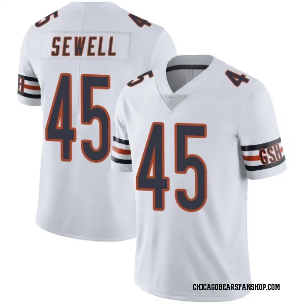Youth Nephi Sewell Chicago Bears Limited White Vapor Untouchable Jersey