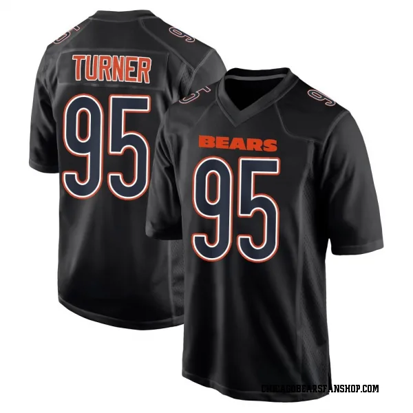 Youth Shemar Turner Chicago Bears Game Black Carbon Fashion Jersey