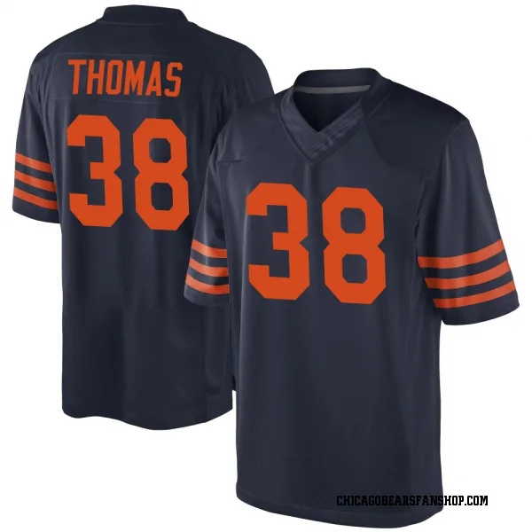 Youth Skyler Thomas Chicago Bears Game Navy Blue Alternate Jersey
