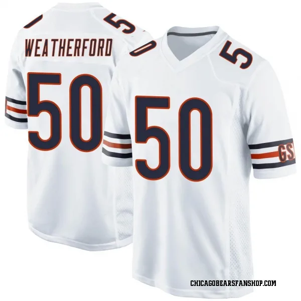 Youth Sterling Weatherford Chicago Bears Game White Jersey