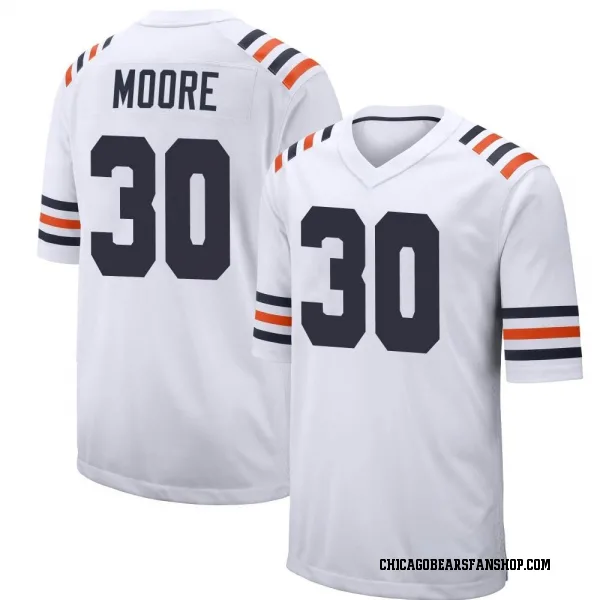 Youth Tarvarius Moore Chicago Bears Game White Alternate Classic Jersey